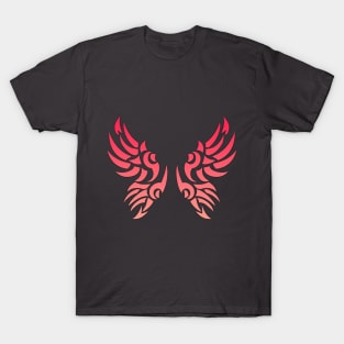 Gradient Tattoo Butterfly T-Shirt